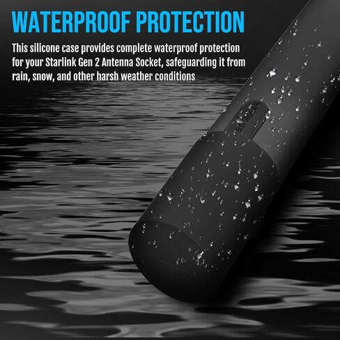 for Starlink Gen 2 Sleeve Protector for Starlink Standard Actuated Socket Dish End Dust proof Protective Cap in Saudi Arabia