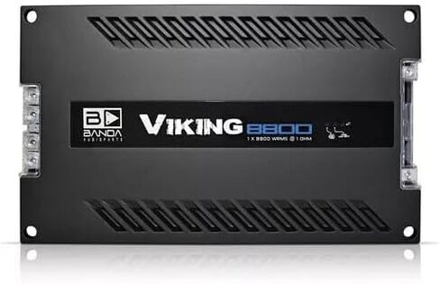 مضخم صوت للسيارة Viking 8001 - أحادي (1 × 8000 وات RMS @ 1Ω) من الفئة D in Kuwait