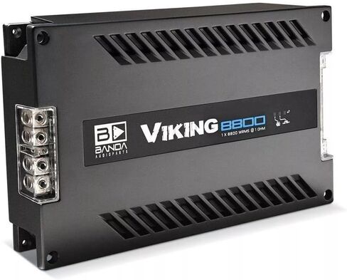 مضخم صوت للسيارة Viking 8001 - أحادي (1 × 8000 وات RMS @ 1Ω) من الفئة D in Kuwait