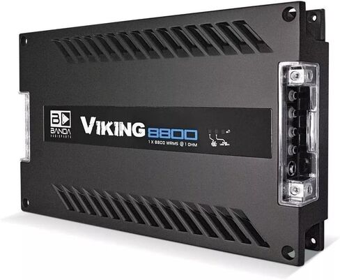 مضخم صوت للسيارة Viking 8001 - أحادي (1 × 8000 وات RMS @ 1Ω) من الفئة D in Kuwait