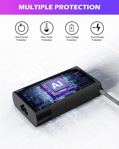 شاحن كمبيوتر محمول 65 وات USB C لـ HP Spectre X360، Envy X360، EliteBook X360، Chromebook، Elite X2، شاحن HP Spectre/EliteBook/Envy/ZBook/Chromebook لمحول طاقة HP USB-C للشحن السريع من النوع C in Kuwait