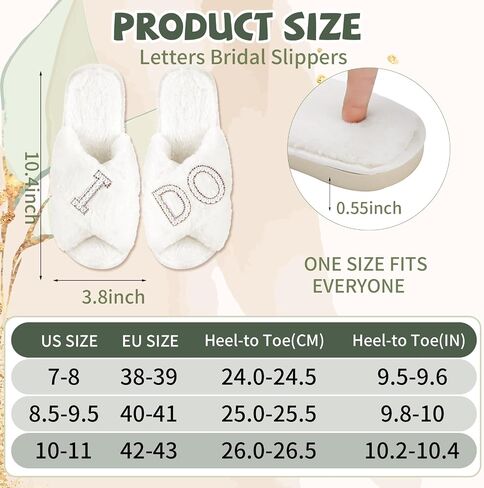 Tkifoda Bride Slippers I Do Slippers for Wedding Day Bridal Slippers Wedding Slippers White Wedding Shoes for Brides in Saudi Arabia