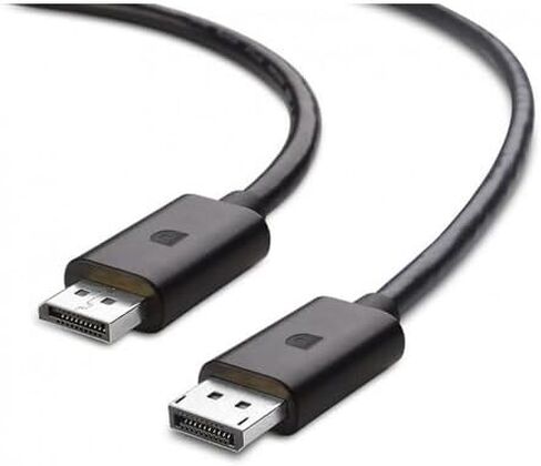 كابل DisplayPort إلى DisplayPort بطول 6 أقدام، ومنفذ عرض مطلي بالذهب إلى منفذ العرض، ودقة 4K عند 60 هرتز (ذكر إلى ذكر) لأجهزة الكمبيوتر المكتبية وأجهزة الكمبيوتر المحمولة التي تدعم DisplayPort لشاشات العرض in Saudi Arabia
