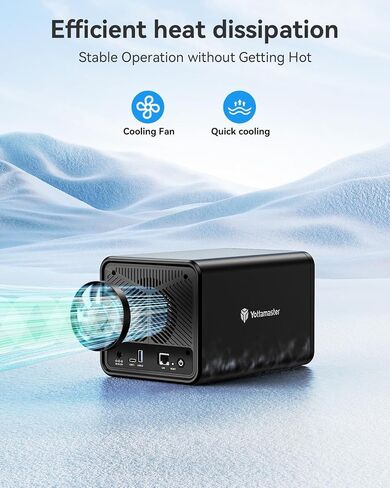 Yottamaster 2 Bay NAS Storage, Quad Core CPU, 1GbE Port, 2GB RAM DDR4, Network Attached Storage Device for Home & Personal Cloud Storage [Diskless] in Saudi Arabia