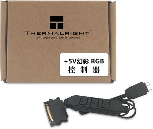 وحدة تحكم بالمروحة Thermalright 5V 3PIN A-RGB، وحدة تحكم في الإضاءة 5V، وحدة تحكم بالمروحة لعلبة الكمبيوتر، تدعم واجهة الإضاءة 3PIN، مصدر طاقة SATA in Saudi Arabia