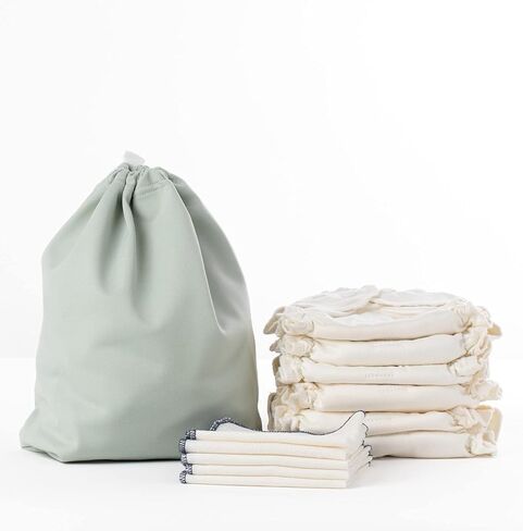 حقيبة ثنائية من إيسيمبلي، أكياس جافة ورطبة مقاومة للماء للحفاضات القماشية، وإكسسوارات الأطفال الفوضوية، وملابس السباحة، وملابس الصالة الرياضية، وأدوات الزينة والوجبات الخفيفة - أعالي البحار والحبر (عبوة من قطعتين) in Kuwait