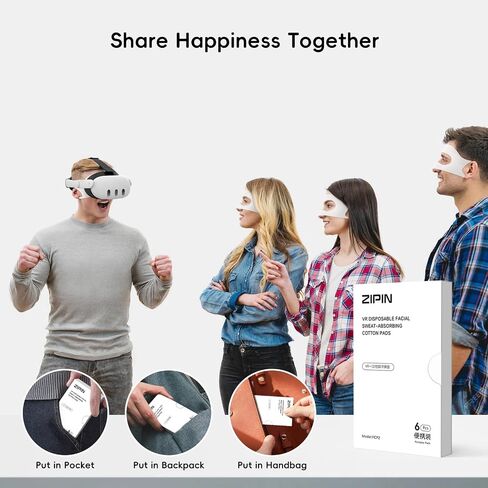 غطاء وجه VR للاستعمال مرة واحدة لملحقات Meta/Oculus Quest 3/2/1، 6 قطع قناع وجه مرن وقابل للتهوية لسماعات الواقع الافتراضي (ليس للأطفال) in Saudi Arabia