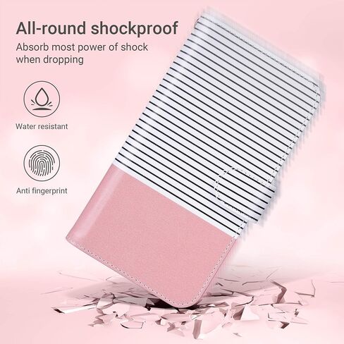 ULAK Compatible with iPhone 11 Wallet Case for Women, Premium PU Leather Folio Flip Case with Card Holders Kickstand, Folio Purse Purse Cover for iPhone 11 6.1 inch, Rose Gold in Saudi Arabia