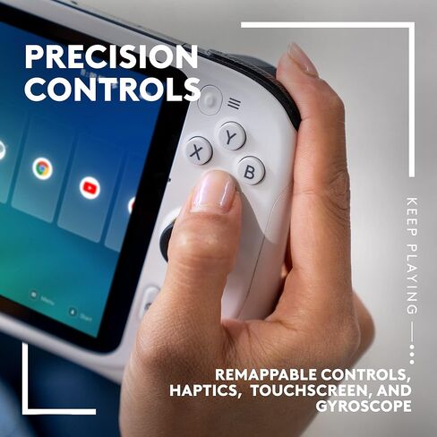 Logitech G Cloud Gaming Handheld، وحدة تحكم ألعاب محمولة مع عمر بطارية طويل، شاشة لمس 1080 بكسل 7 بوصة، تصميم خفيف الوزن، ألعاب Xbox Cloud، NVIDIA GeForce NOW، Google Play (متجدد) in Saudi Arabia