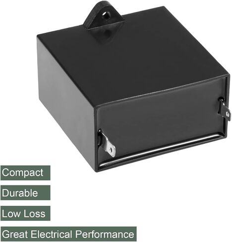 YOKIVE 2 Pcs CBB61 Run Capacitor, 450V AC 20uF 50/60Hz 2 Pin Run Round Capacitor, Low Loss, Great for Washing Machines Motor (Black) in Saudi Arabia