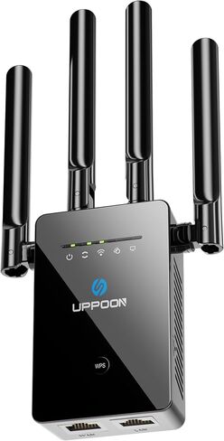 2024 Extendtecc WiFi Extender Signal Booster, Long Range Internet Extender WiFi Booster for Home, New Gen 5X Faster Wireless Repeater with Ethernet Port, Coverage up to 9,980 sq.ft and 60+ Devices in Kuwait