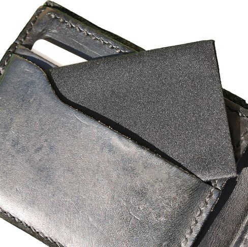 Silk Microfiber Card - Wallet Sized Screen Cleaning Card & Fingerprint Smudge Remover for All Phone, Computer, TV, and Tablet Screens (Black) in Saudi Arabia