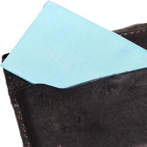 Silk Microfiber Card - Wallet Sized Screen Cleaning Card & Fingerprint Smudge Remover for All Phone, Computer, TV, and Tablet Screens (Black) in Saudi Arabia