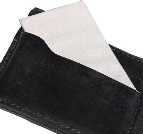 Silk Microfiber Card - Wallet Sized Screen Cleaning Card & Fingerprint Smudge Remover for All Phone, Computer, TV, and Tablet Screens (Black) in Saudi Arabia
