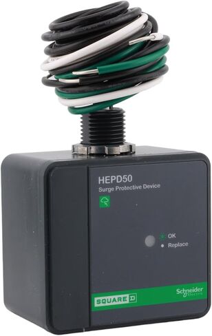 Schneider Electric HEPD50 Surge protection device, HEPD, 50kA, 120/240 V, 1 phase, 3 wire, SPD type 1, UL Listed in Saudi Arabia
