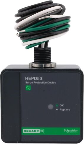 Schneider Electric HEPD50 Surge protection device, HEPD, 50kA, 120/240 V, 1 phase, 3 wire, SPD type 1, UL Listed in Saudi Arabia