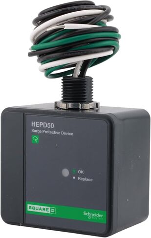 Schneider Electric HEPD50 Surge protection device, HEPD, 50kA, 120/240 V, 1 phase, 3 wire, SPD type 1, UL Listed in Saudi Arabia