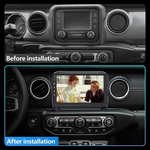 ستيريو راديو السيارة AWESAFE لسيارة جيب رانجلر JL Gladiator 2018-2022 مع CarPlay اللاسلكي Android Auto in Saudi Arabia