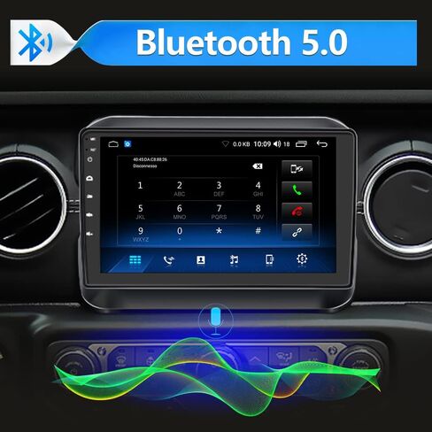 ستيريو راديو السيارة AWESAFE لسيارة جيب رانجلر JL Gladiator 2018-2022 مع CarPlay اللاسلكي Android Auto in Saudi Arabia