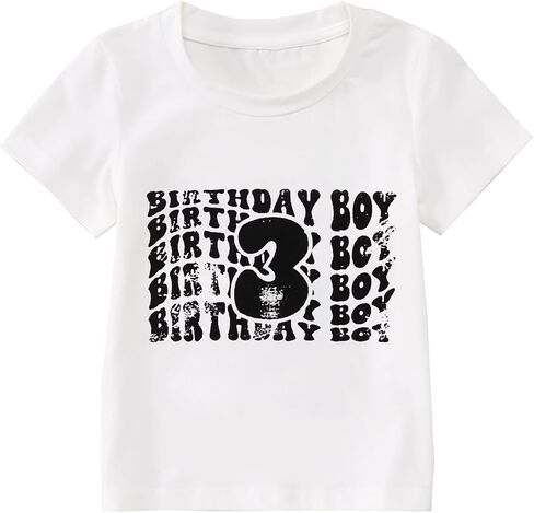 CM C&M WODRO Birthday Boy Shirt Toddler Outfit 2 3 4 5 6 Year Old Birthday Party T-Shirt 2nd 3rd 4th 5th 6th Birthday Gift in Saudi Arabia