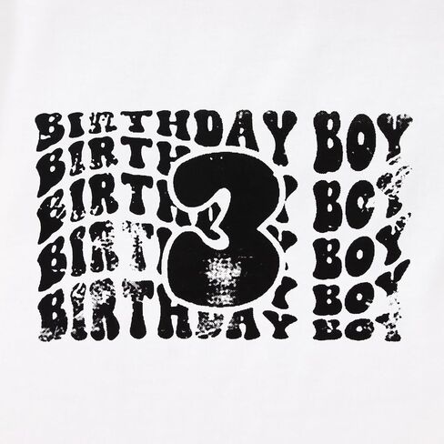 CM C&M WODRO Birthday Boy Shirt Toddler Outfit 2 3 4 5 6 Year Old Birthday Party T-Shirt 2nd 3rd 4th 5th 6th Birthday Gift in Saudi Arabia