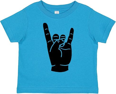 inktastic Rocker Horns Toddler T-Shirt in Kuwait