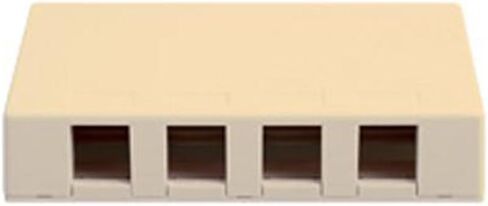 ICC Surface Mount Box with 1 Port, White, 25-Pack in Saudi Arabia