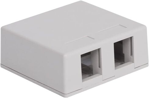 ICC Surface Mount Box with 1 Port, White, 25-Pack in Saudi Arabia