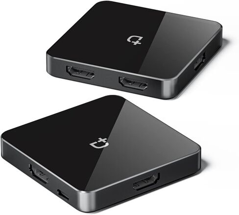 4K 1in 4 out HDMI Splitter, 1 Port to 4 HDMI Display Duplicate/Mirror, Powered HDMI Video Splitter with USB C, Duplicate/Mirror Screen Monitor in Saudi Arabia