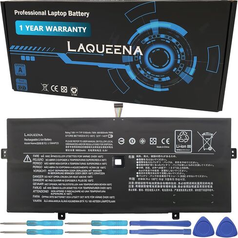 بطارية كمبيوتر محمول L15M4P23 متوافقة مع Lenovo Yoga 5 Pro Ideapad Yoga 910-13IKB Glass Yoga 910-13IKB Series L15M4P21 L15C4P22 L15C4P21 5B10L22508 5B10L46105 7.68V 78Wh 4 خلايا in Saudi Arabia