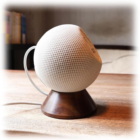 Black Walnut Stand for Apple HomePod Mini,Built-in Cable Management,Desktop Holder Mount for homepod Mini. (HomePod Mini) in Saudi Arabia