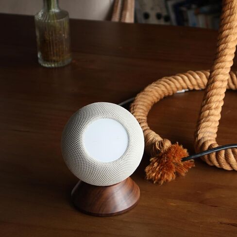 Black Walnut Stand for Apple HomePod Mini,Built-in Cable Management,Desktop Holder Mount for homepod Mini. (HomePod Mini) in Saudi Arabia