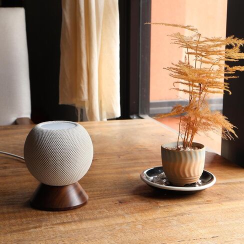 Black Walnut Stand for Apple HomePod Mini,Built-in Cable Management,Desktop Holder Mount for homepod Mini. (HomePod Mini) in Saudi Arabia