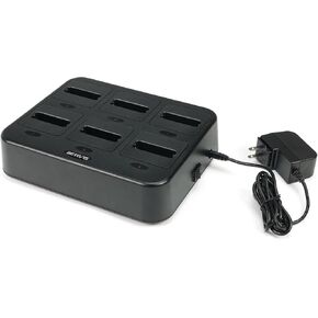 Retevis RT22P Walkie Talkie Charger, Six-Way Charger Multi Unit Charger, Compatible with Retevis RT22P B3H B3S Two Way Radio (1 Pack)
