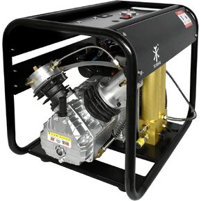 TUXING 4500Psi Pcp Compressor,High Pressure Air Compressor,Built-in Two Stage Filtration Water-Oil Separator Filter,Auto-stop Version,for Paintball/Scuba Tank Charging 110V(TXEDM042)