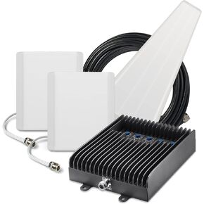 SureCall Fusion5s All-Carrier Voice and Data Cellular Signal Booster - 2 Panel Antennas