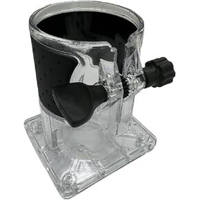 Accessory Base for Makita 3701 3703 3709 RT0700 RT0701 Woodworking Trimmer Router 411930-4 419138-4 142403-3 Trimming Machine Protection Cover,Transparent Plastic Base Power Tool Protective Shield