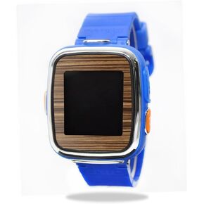 MightySkins Skin Compatible with VTech Kidizoom Smartwatch DX wrap Cover Sticker Skins Dark Zebra Wood