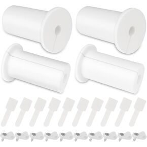 24Pcs Cable Routing Kit for Starlink - 1 inch starlink Wall Grommets for Cables Through Bushings Cable Grommet with Nail in Cable Clips Reusable Cable Ties