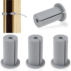 4Pcs Starlink Cable Routing Kit for 1 Inch Wall Hole, Silicone Wall Grommets for Cables,Starlink Accessories, for Starlink Ethernet Cable (White)