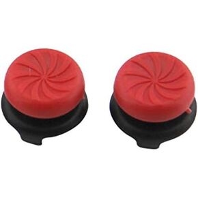 2Pcs Hand Grip Extenders Caps for PS4 Controller FPS Thumb Grips High-Rise Covers (Army Green)