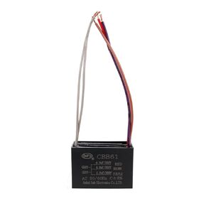 CBB61 Capacitor 4.5uf+6uf+6uf 350V AC Ceiling Fan 4 Wire 50/60Hz for Starting Electric Fan Generator Pump Motor