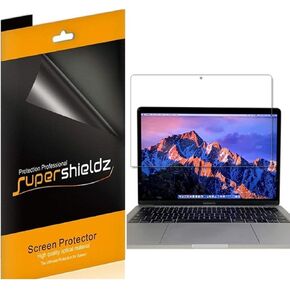 Supershieldz (3 Pack) Anti Glare (Matte) Screen Protector Designed for MacBook Pro 15 inch (2019 2018 2017 2016 Released) Model A1707 A1990 Touch Bar