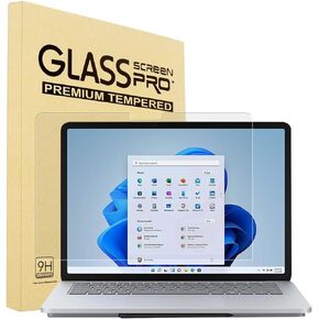 Tempered Glass Screen Protector for Microsoft Surface Laptop Studio 2 (2023) - 14.4"/ Surface Laptop Studio 14.4" (2022) Touchscreen, 2.5D, HD Clear, 9H Hardness, Case Friendly