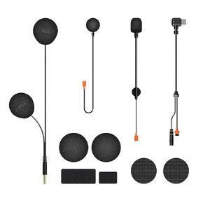 FODSPORTS High Resolution Sound Quality Speakers Headphone Cable, Only for M1-S Plus Motorcycles Bluetooth Intercom Accessories Kit (Boom Microphone and Button Microphone)