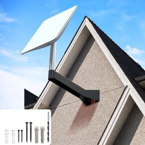 Starlink Mounting Kit, Starlink Long Wall Mount Bracket for Satellite Internet - Durable Long Arm, Easy Installation, Weather-Resistant Design, Compatible with V2 Starlink in Kuwait