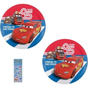 Unique Disney Cars Melamine Plates - 2 Count