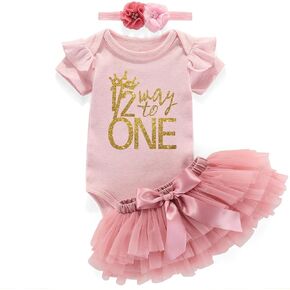 Half Way To One 6 Month Birthday Outfit Baby Girl Halfway To One Tutu Outfits