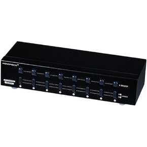 Monoprice 104085 2 x 8 SVGA VGA Matrix Switcher Splitter Amplifier Multiplier