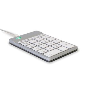 R-Go Number Pad Keyboard, USB-C/A Wired, Mini Numeric Keypad with LED Break Indicator, for Financial Accounting, Data Entry & Excel Spreadsheets, White [video game]